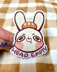 【ORIGINAL】Bunbun "Head Empty" Sticker