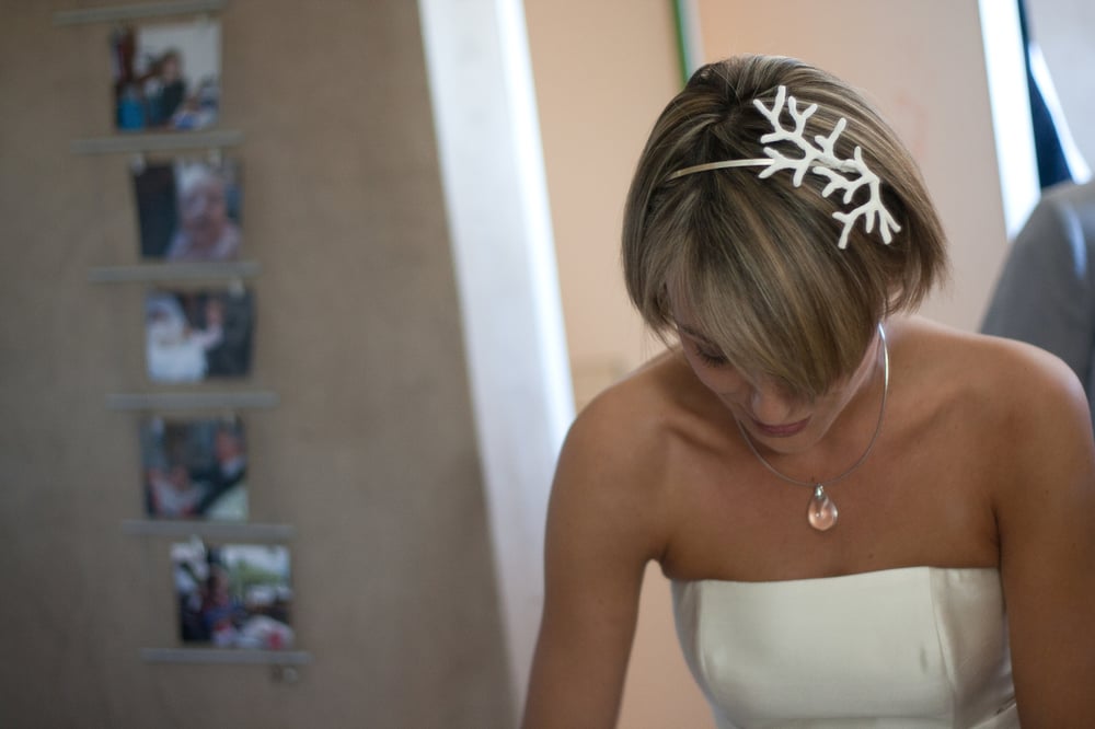 Image of Corail blanc Headband