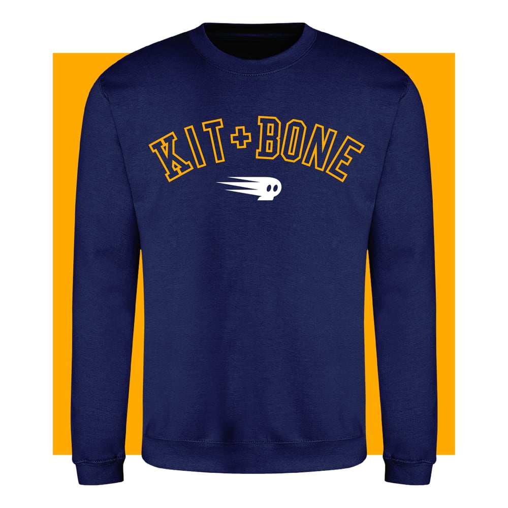 Image of Kit and Bone Evo College Sweatshirt Navy