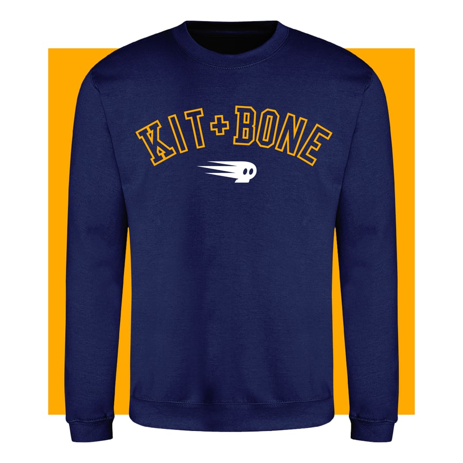 Image of Kit and Bone Evo College Sweatshirt Navy