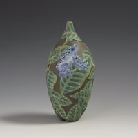 Image 1 of Poison Dart frog sgraffito vessel 