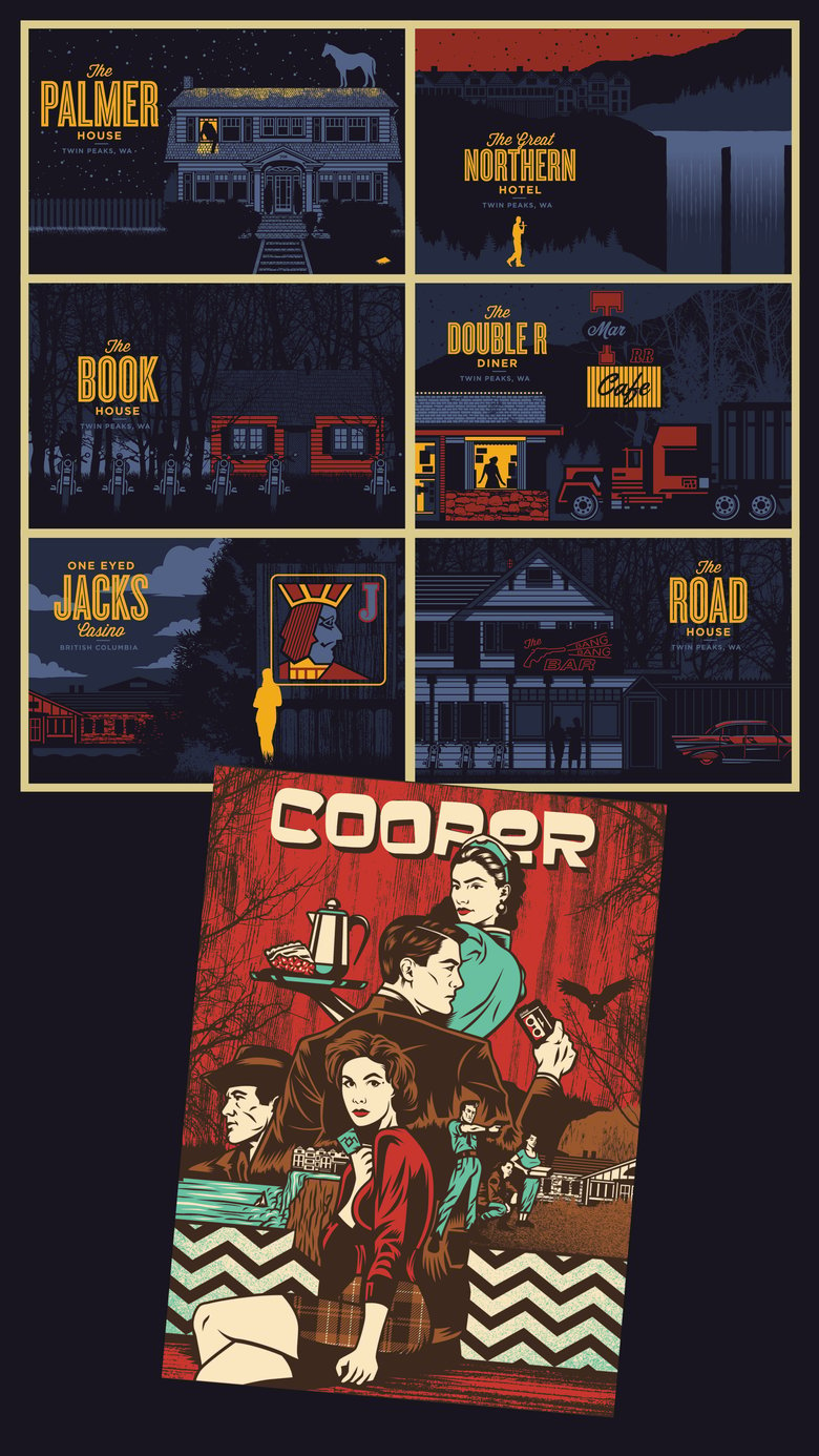 Image of Twin Peaks Original Series Full Set + Cooper