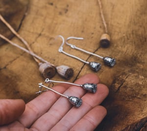 Image of Poppy pod earrings 