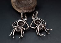 Image 4 of BIG SPIDER Ear Weights - Stainless Steel - Big Ear Hangers - Weights for Stretched Ears - Tarantula 