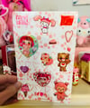 Pink and Red - sticker sheet