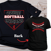 Lady Cobre Softball Tee