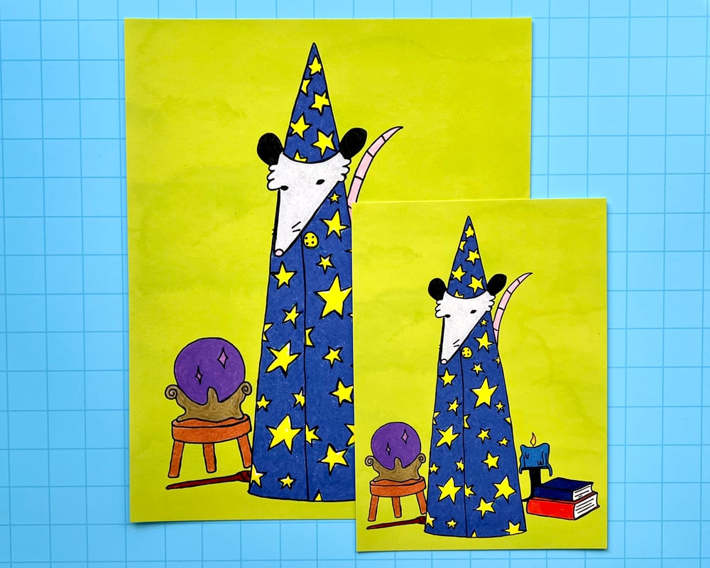 Image of Wizard possum print