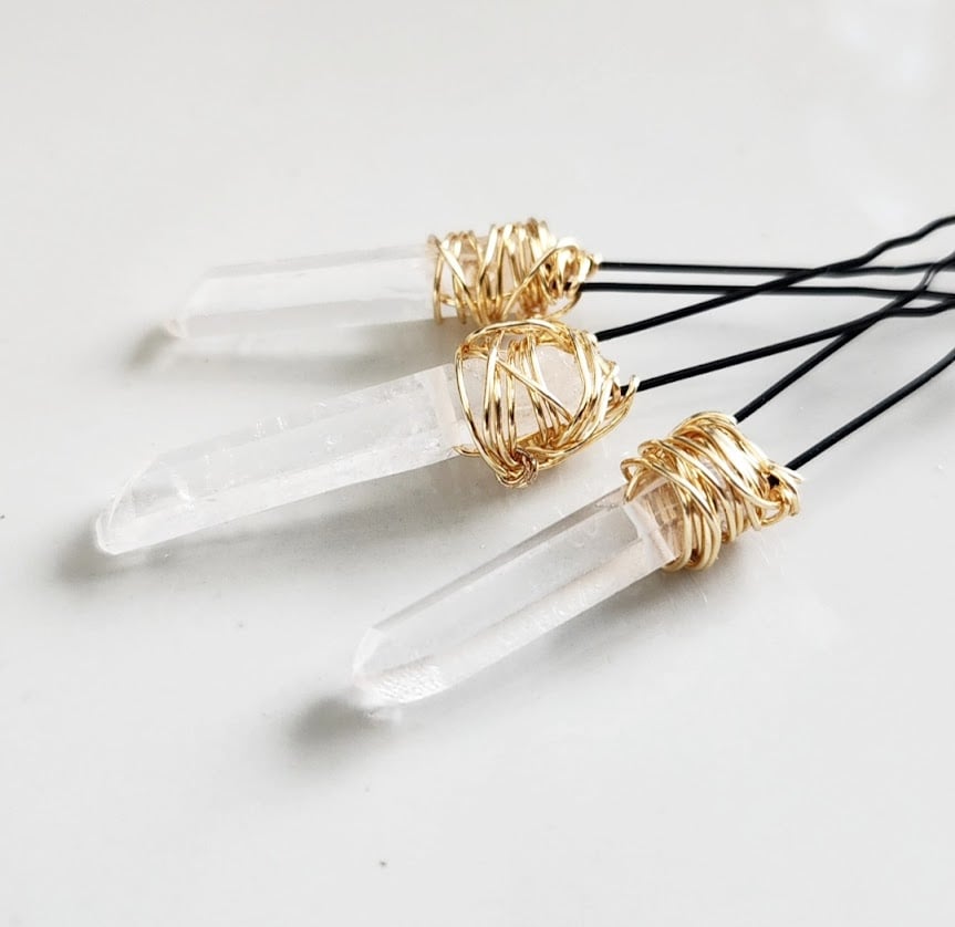 Image of Quartz Hair Jewelry