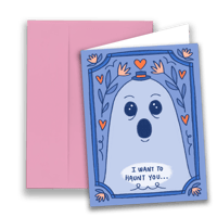 Image 1 of NEW! MONSTER VALENTINES - GHOST