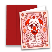 Image 1 of NEW! MONSTER VALENTINES - CLOWN