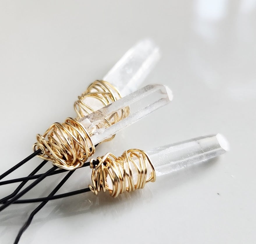 Image of Quartz Hair Jewelry
