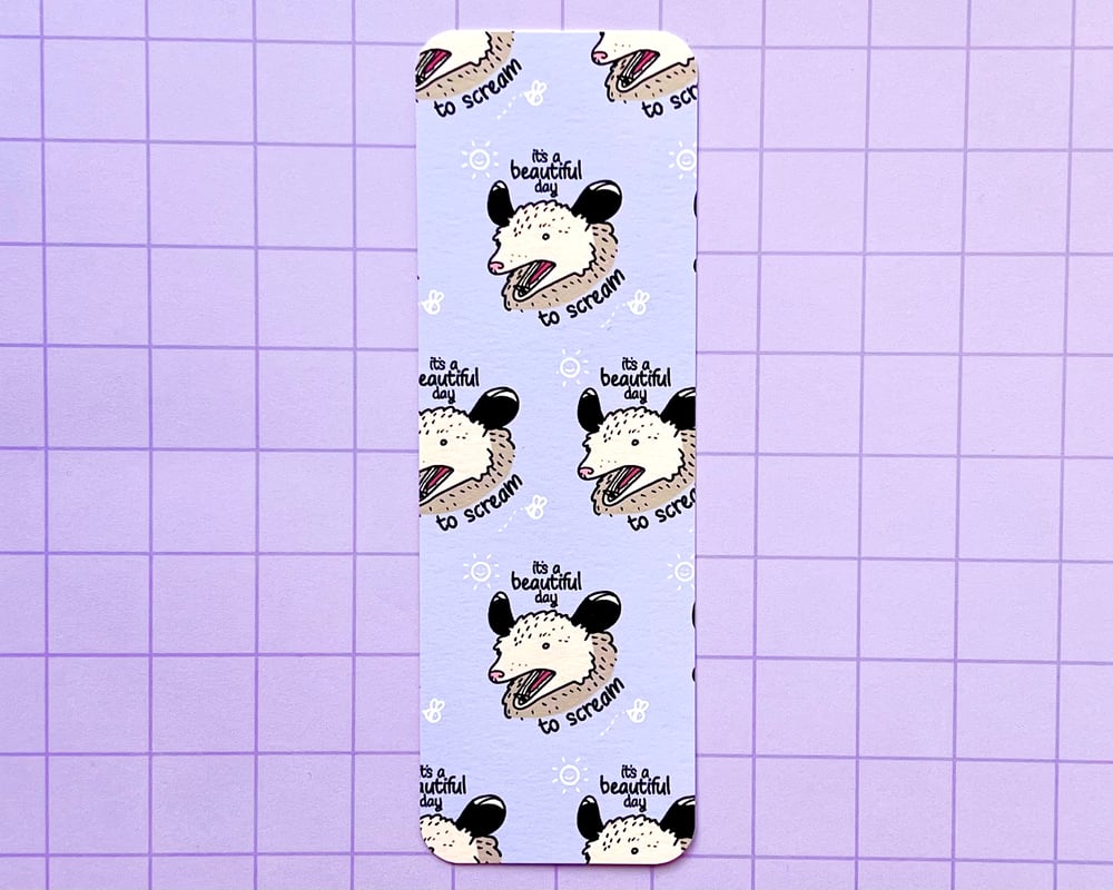 Image of Screaming possum bookmark