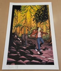 Image 2 of The Last of Us - "Joel and Ellie" Fine Art Print