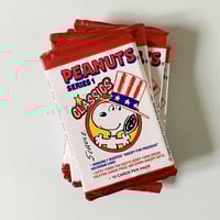 Image 1 of Paquet de cartes Snoopy stock neuf années 90