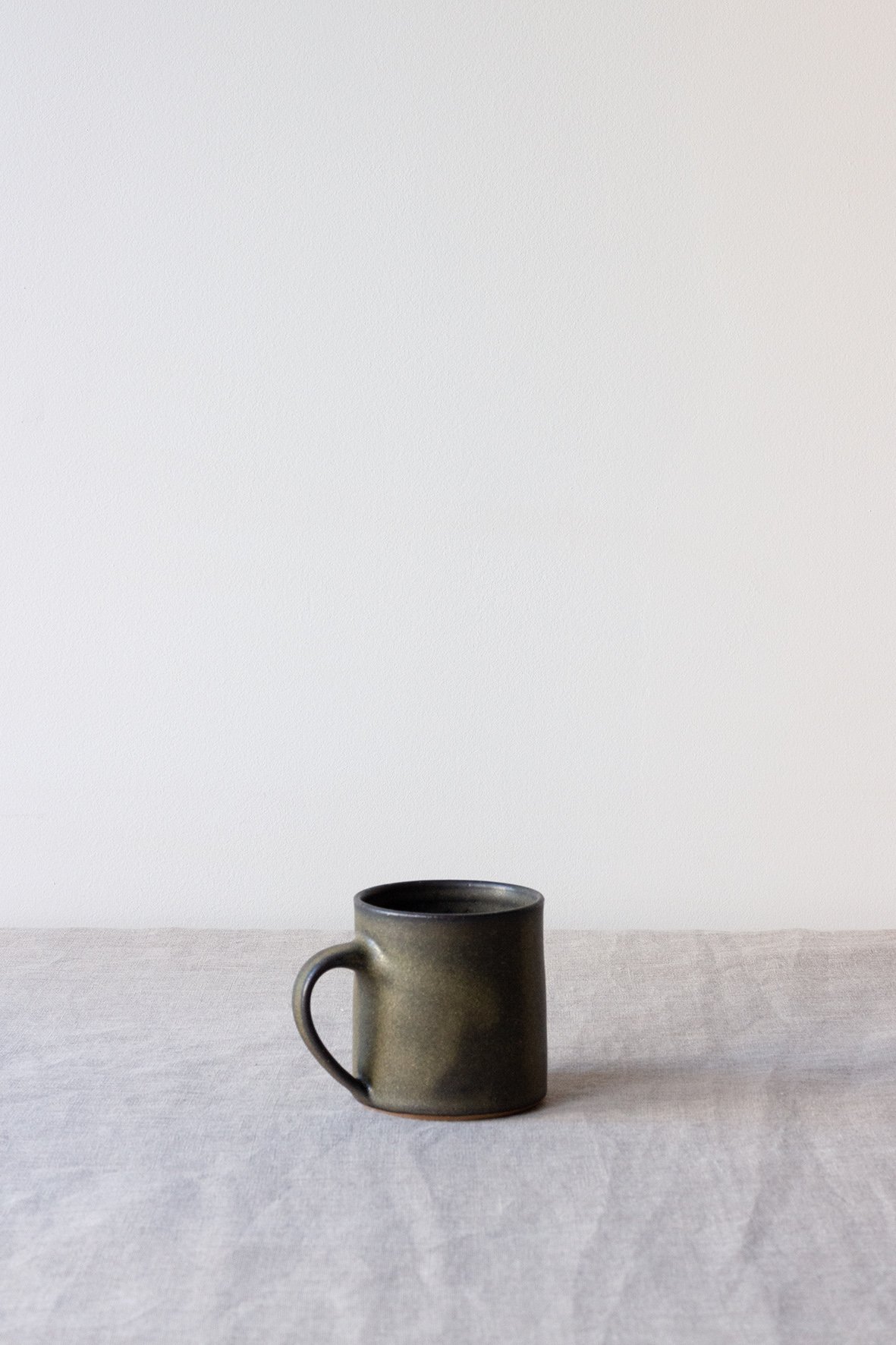 Image of petit mug / vert-noir