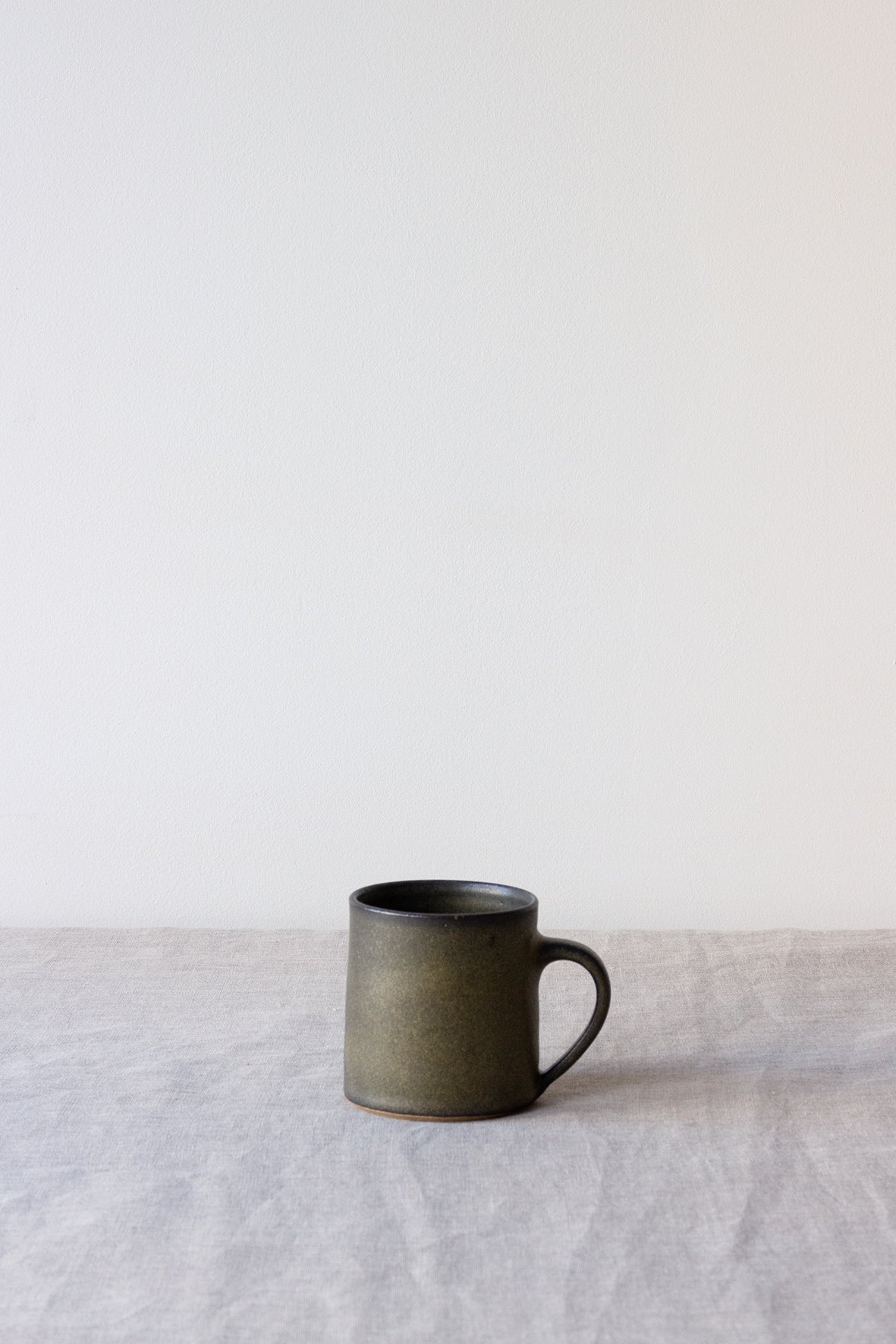 Image of petit mug / vert-noir