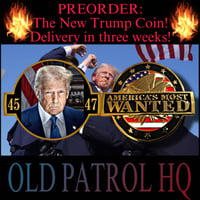 PREORDER: TRUMP 45/47 MOST WANTED COIN! (PRICE INCLUDES SHIPPING)