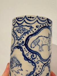 Image 2 of Whimsical Animal Tall Mug * MADE TO ORDER