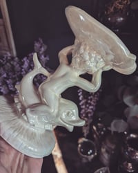 Image 3 of Iridescent cherub offering dish 