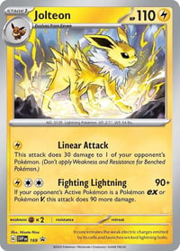 Jolteon - 169 - SV: Scarlet & Violet Promo Cards - Near Mint