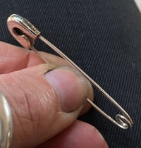 Image 5 of Silver Safety Pin Brooch