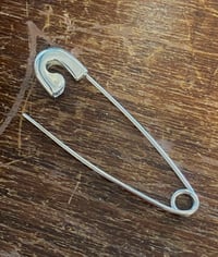 Image 3 of Silver Safety Pin Brooch