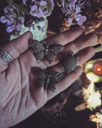 Marcasite butterfly brooch