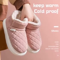 Image 3 of Quilted comfort Winter slippers 