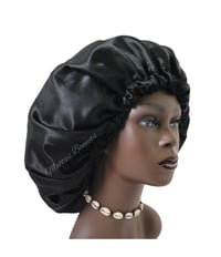 Image 1 of Adjustable Satin Bonnet