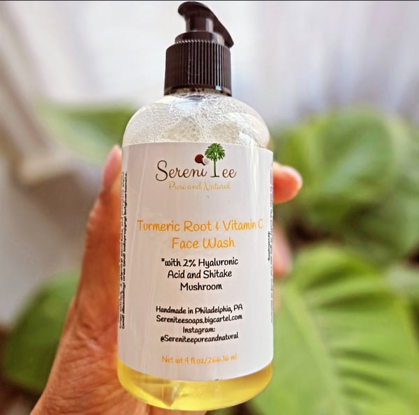 Image of Turmeric Root & Vitamic C Face Wash 9 oz for oily skin