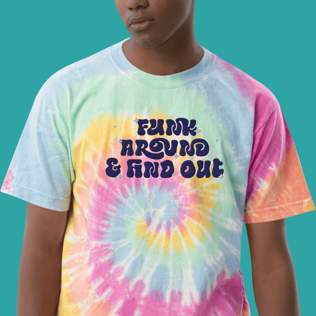 Oversized tie-dye t-shirt