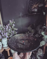 Image 2 of Round ornate offering dish 