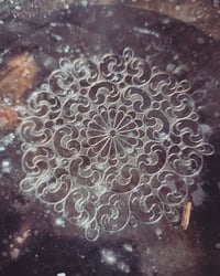 Image 3 of Round ornate offering dish 