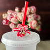 Cherry Straw Topper