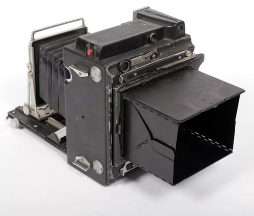 Image of Graflex Speed Graphic 4X5 Camera w/ Ektar 127mm lens + film + holders #5634