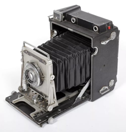 Image of Graflex Speed Graphic 4X5 Camera w/ Ektar 127mm lens + film + holders #5634