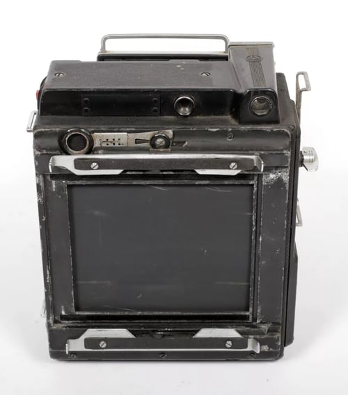 Image of Graflex Speed Graphic 4X5 Camera w/ Ektar 127mm lens + film + holders #5634