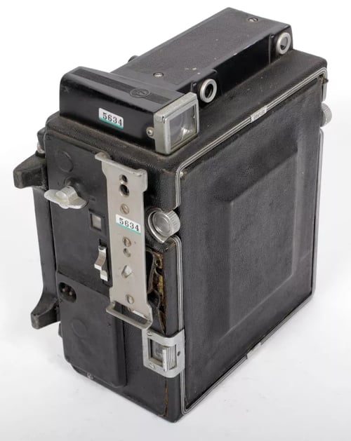 Image of Graflex Speed Graphic 4X5 Camera w/ Ektar 127mm lens + film + holders #5634