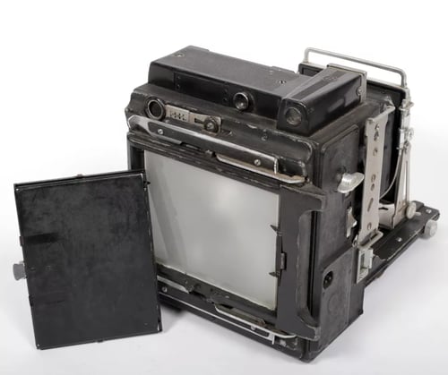 Image of Graflex Speed Graphic 4X5 Camera w/ Ektar 127mm lens + film + holders #5634