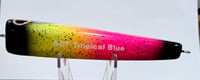 Image 2 of 40g  Black Tips Yellowish Pink Diving Popper 