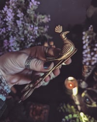 Image 1 of Peacock candle snuffer 