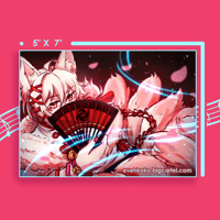 Kitsune Postcard Print