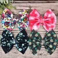 Image 1 of Fabric Hair Bows|4