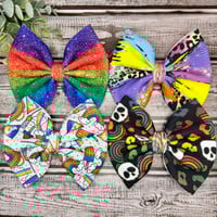 Image 1 of Fabric Hair Bows|5