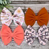 Image 1 of Fabric Hair Bows|9