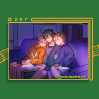 Pythag Trio Postcard Print