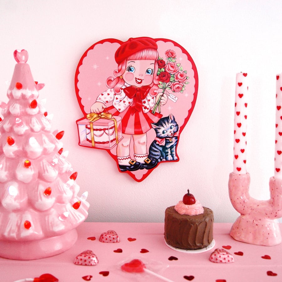 Image of Valentine Cutie plaque