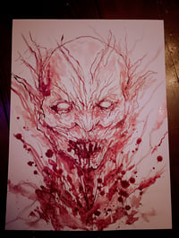 Vampire (original blood painting)