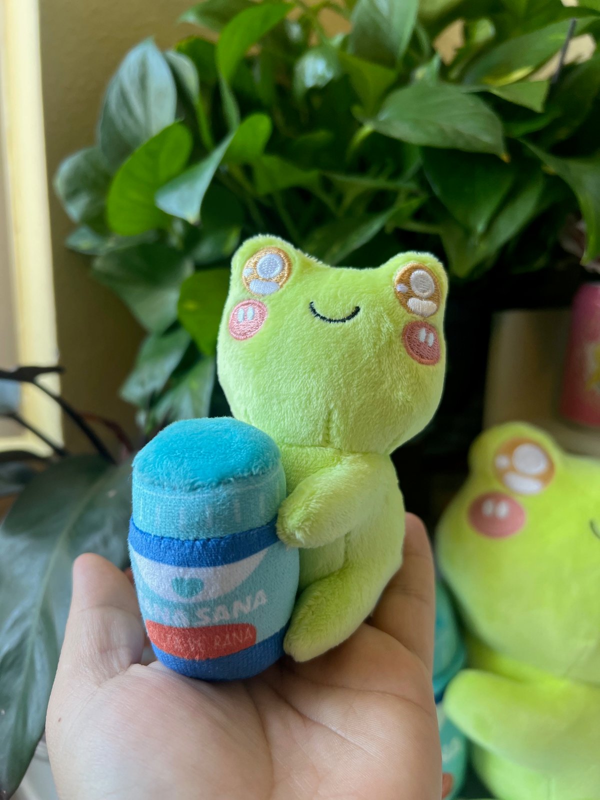 Sana Sana Froggy© Plush Keychain 4.20 inch | BunnyCat Studio