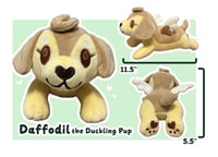 Image 3 of *PREORDER* Daffodil the Duckling Puppy Plush